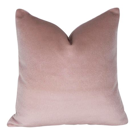 Blush Pink Mohair Pillow Chairish