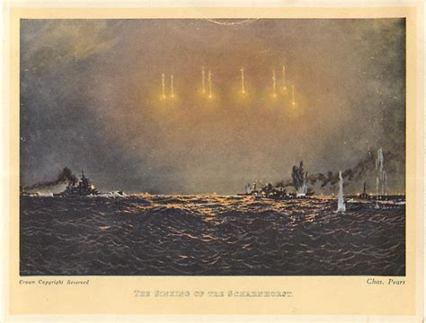 The Sinking Of The Scharnhorst Tuckdb Ephemera