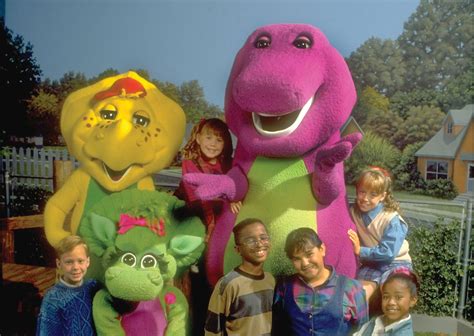 Today In TV History On Twitter PBS Introduced Barney Friends Https T Co