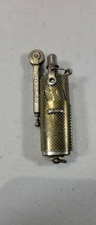 Vintage 1920s Wwi Brass Trench Lighter Imco Made In Austria Patent