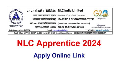 Nlc Apprentice Recruitment 2024 Notification For 632 Posts Application