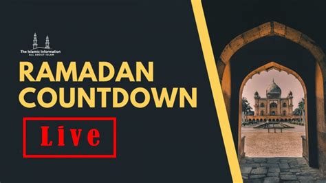Ramadan 2021 Countdown Youtube