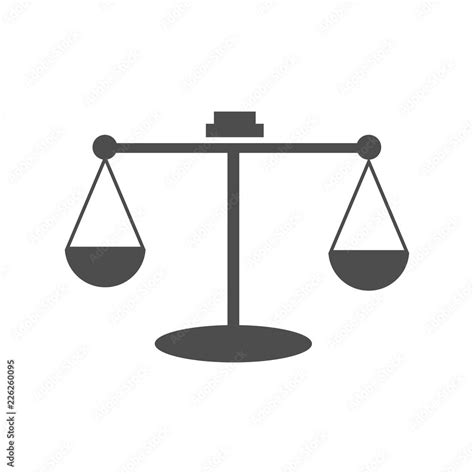 Justice Scales Lawyer Logo Scales Of Justice Sign Icon Court Of Law