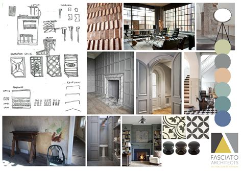 An interior design moodboard is a great way to collect inspiration, explore ideas and set the tone for an interior design project. Mood-Board - Fasciato Architects