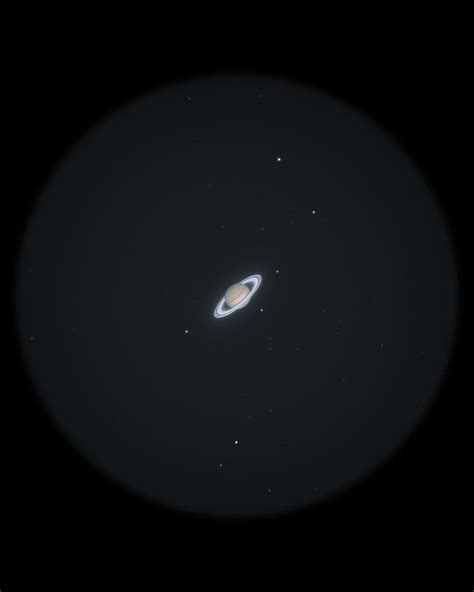 Saturn Through A Telescope Rspace