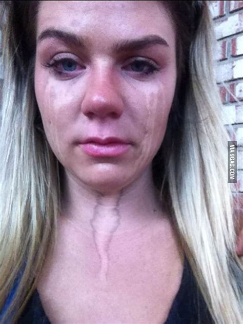 Never Cry After Getting A Spray Tan 9gag
