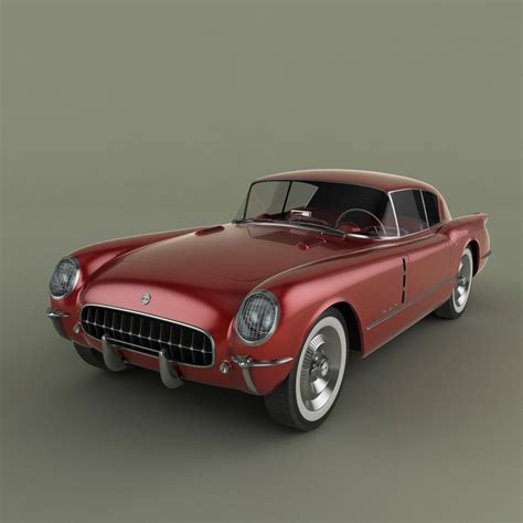 1953 Chevrolet Corvette Concept Car This The Fastback Was The Corvair