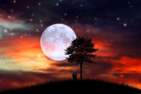 Moon And Stars Beautiful Moon Moon Pictures Beautiful Nature