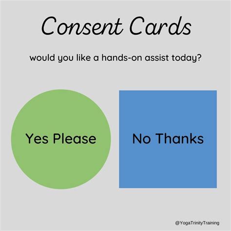 Consent Cards Yoga Trinity