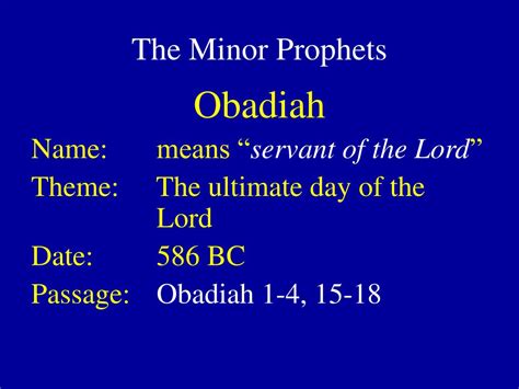 Ppt Step By Step Old Testament 2 Lesson 14 The Minor Prophets