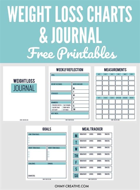 Bullet journaling—or #bujo—can help you reach your weight loss goals by logging things that impact your she says that journaling can help you track the healthy changes you're making and tune you into things the nutrition tracker. Printable Weight Loss Chart And Journal For Weight Loss ...