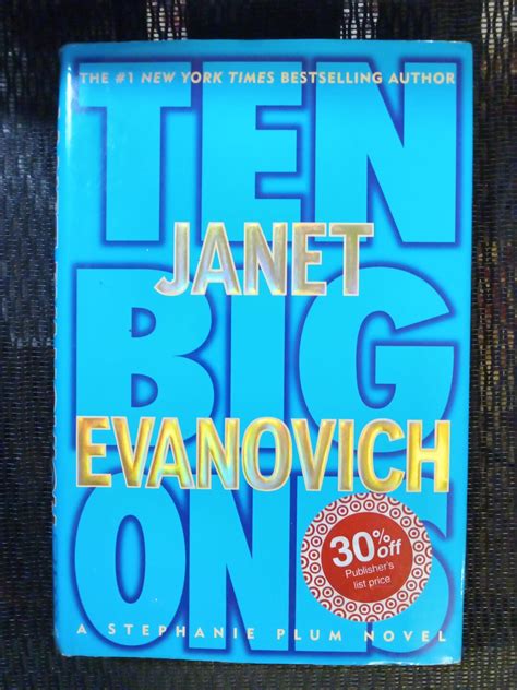 ten big ones stephanie plum novels by evanovich janet etsy