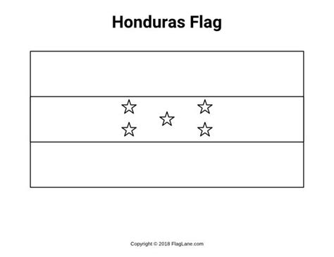 Free Printable Honduras Flag Coloring Page Download It At