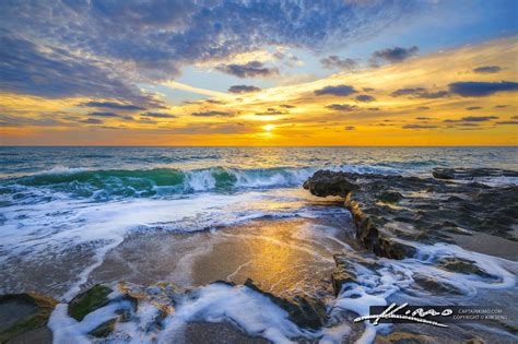 Ocean Reef Park Sunrise Singer Island Florida Hdr Photography By