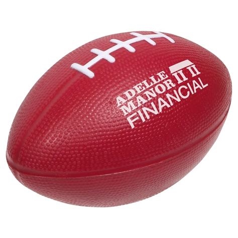 Customized Large Football Stress Ball With Printed Logo