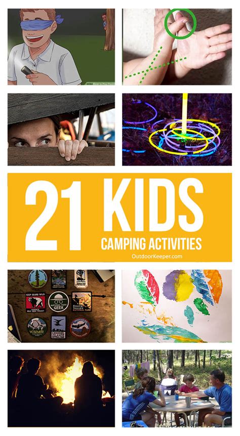 21 Fun Camping Activities For Kids —