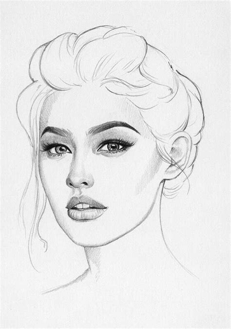 Resultado De Imagen Para Dibujos De A Lapiz Sketches Face Drawing