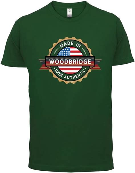 Made In Woodbridge American Built Mens T Shirt Bottle Xxxl