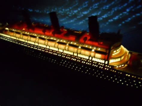 Buy Rms Titanic Limited W Led Lights Model Cruise Ship In Nautical Decor