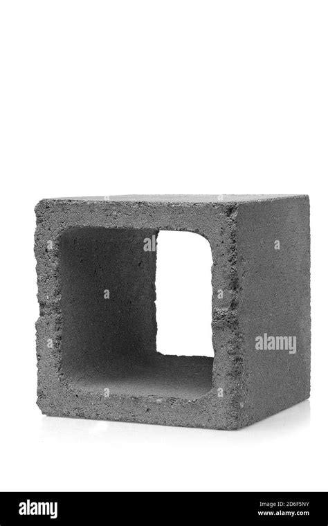 Types Of Concrete Blocks On White Background Stock Photo Alamy