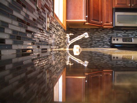 Glass Tile Backsplash Home Design And Decor Reviews
