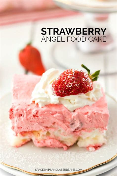 Strawberry Jello Angel Food Cake Trifle - View Cooking Directions