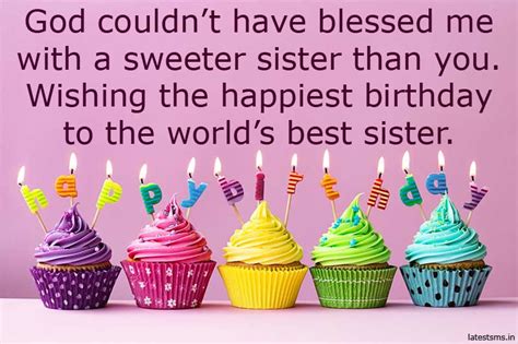 Birthday Sms For Sister Birthday Wishes For Sisters