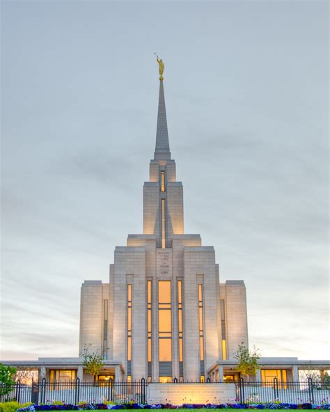 Oquirrh mountain utah temple (phase 3) orlando florida temple (phase 3) palmyra new york temple (phase 3) panama city panama temple (phase 3) papeete tahiti temple (phase 3) Oquirrh Mountain Utah Temple in the Evening
