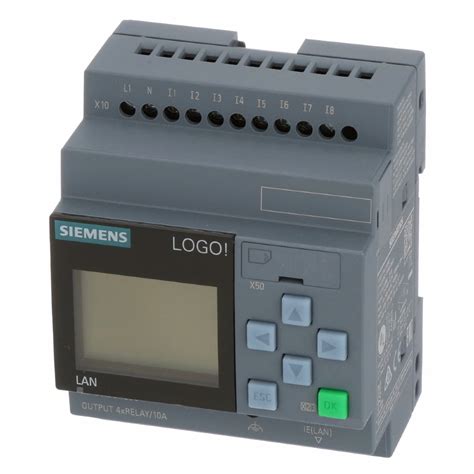 Controlador Clp Logo 1224vcc 8 Entradas Digitais Com Display Siemens