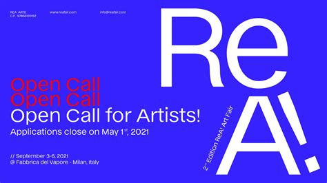 Rea International Art Fair Open Call Dailyart Magazine Art History