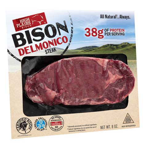 Bison Delmonico Steak —