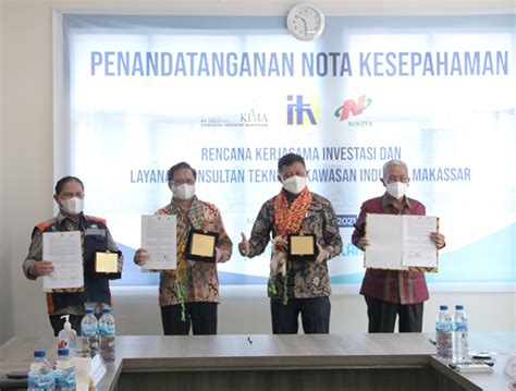 Nindya Tandatangani Mou Rencana Kerjasama Investasi Pengembangan Kawasan Industri Makassar