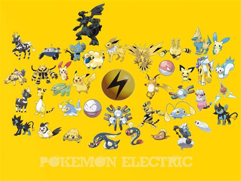 Electric Pokemon Wallpaper By 55darkabyss On Deviantart