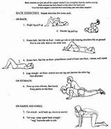 Back Pain Exercises Pictures