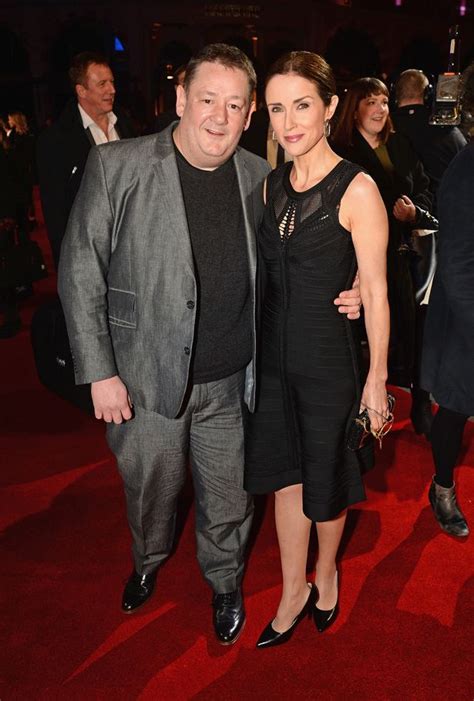 Johnny Vegas Looks Dapper As He Joins Gorgeous Wife Maia Dunphy At