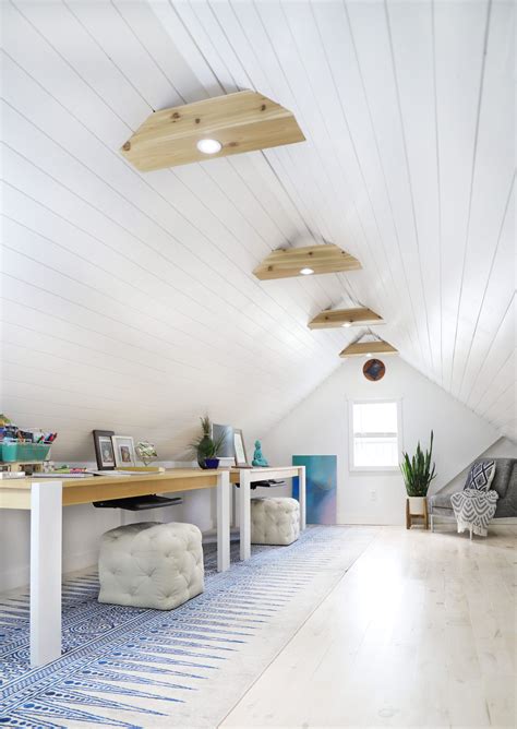 Revealing our Lovely, Equity-Boosting, Finished Attic Office! | Attic