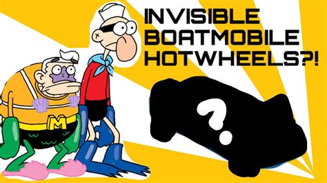 Spongebob Invisible Boatmobile Hot Wheels Youtube