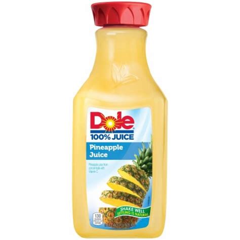 Dole 100 Juice Pineapple Juice 59 Fl Oz Kroger