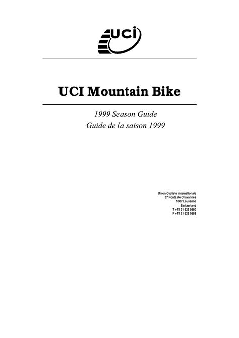 UCI Mountain Bike