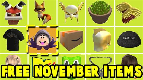 All New November 2022 Roblox Promo Codesevent Items Working Free