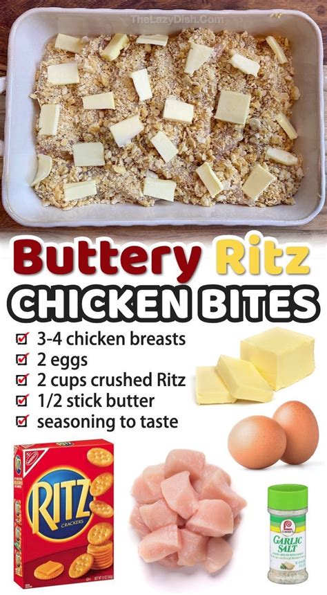 Famous Butter Ritz Chicken Recipe Nugget Style The Lazy Dish