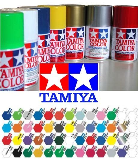 Tamiya Model Spray Paint For Polycarbonate Ps 1 To Ps 60 In 100ml