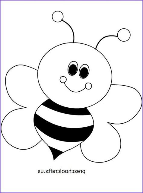 Practice color and shape recognition with your toddlers, preschoolers, and. Bee Coloring Pages Preschool and Kindergarten in 2020 ...
