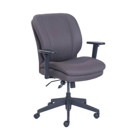 Serta 48967b Sertapedic Cosset Gray Fabric Swivel Tilt Office Chair