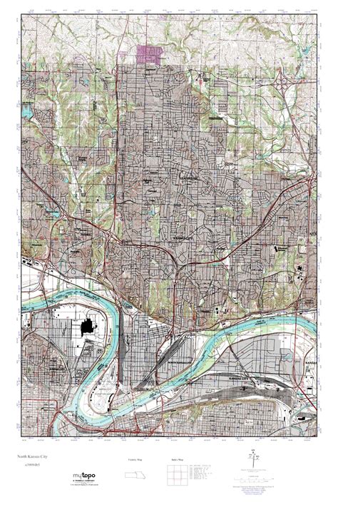 Mytopo North Kansas City Missouri Usgs Quad Topo Map