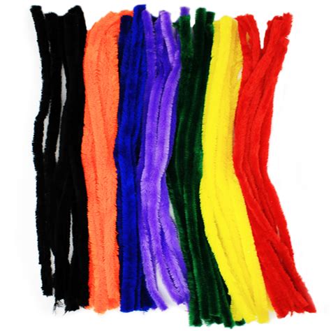 Extra Long Chenille Pipe Cleaner Stems 500mm Wholesale