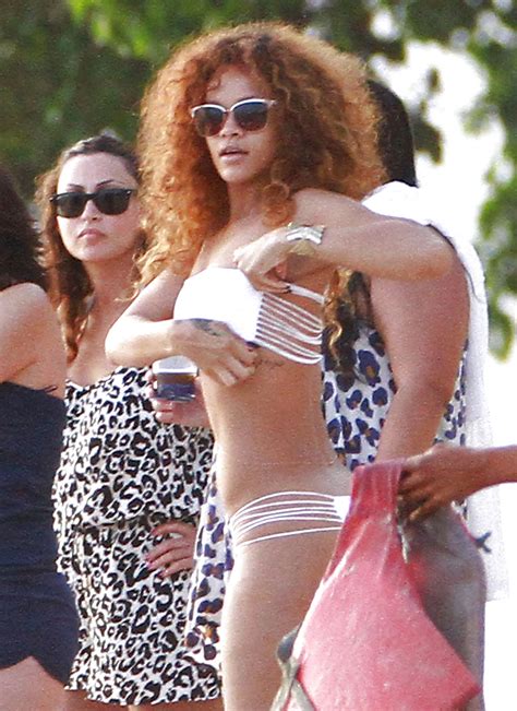 Rihanna Bikini Candids On The Beach In Barbados Porn Pictures Xxx Photos Sex Images 316674