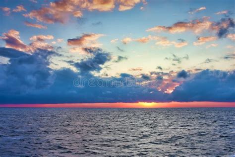 Sunset On The Adriatic Sea Stock Image Image Of Landscape 12919165