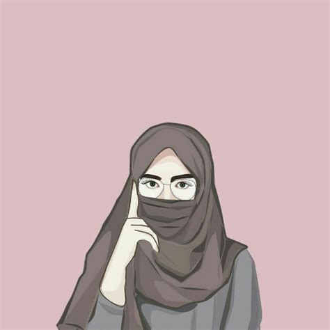 46 Gambar Animasi Muslimah Bercadar Galeri Animasi