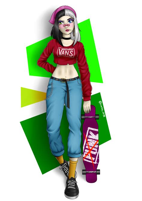 Skater Girl Zatenko Illustrations Art Street